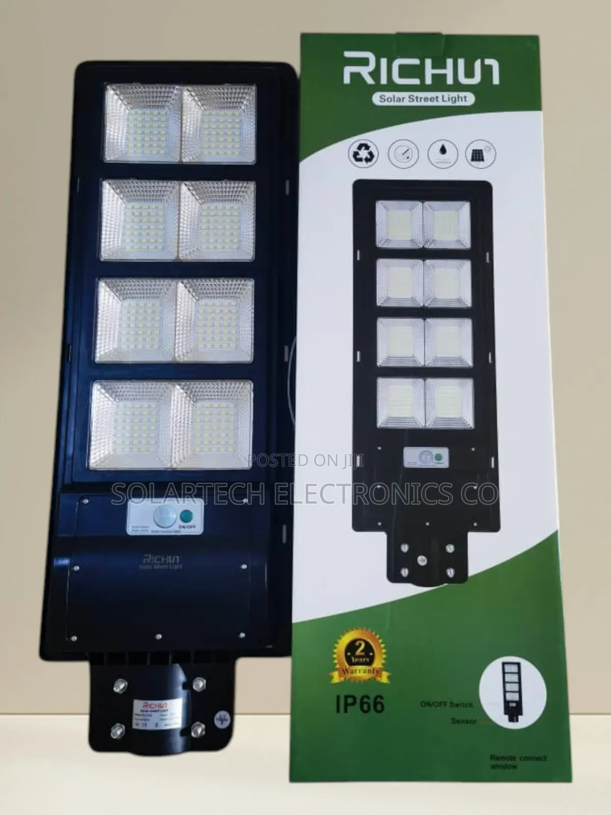 500w Original Richur Led Solar Street Lights Zokn