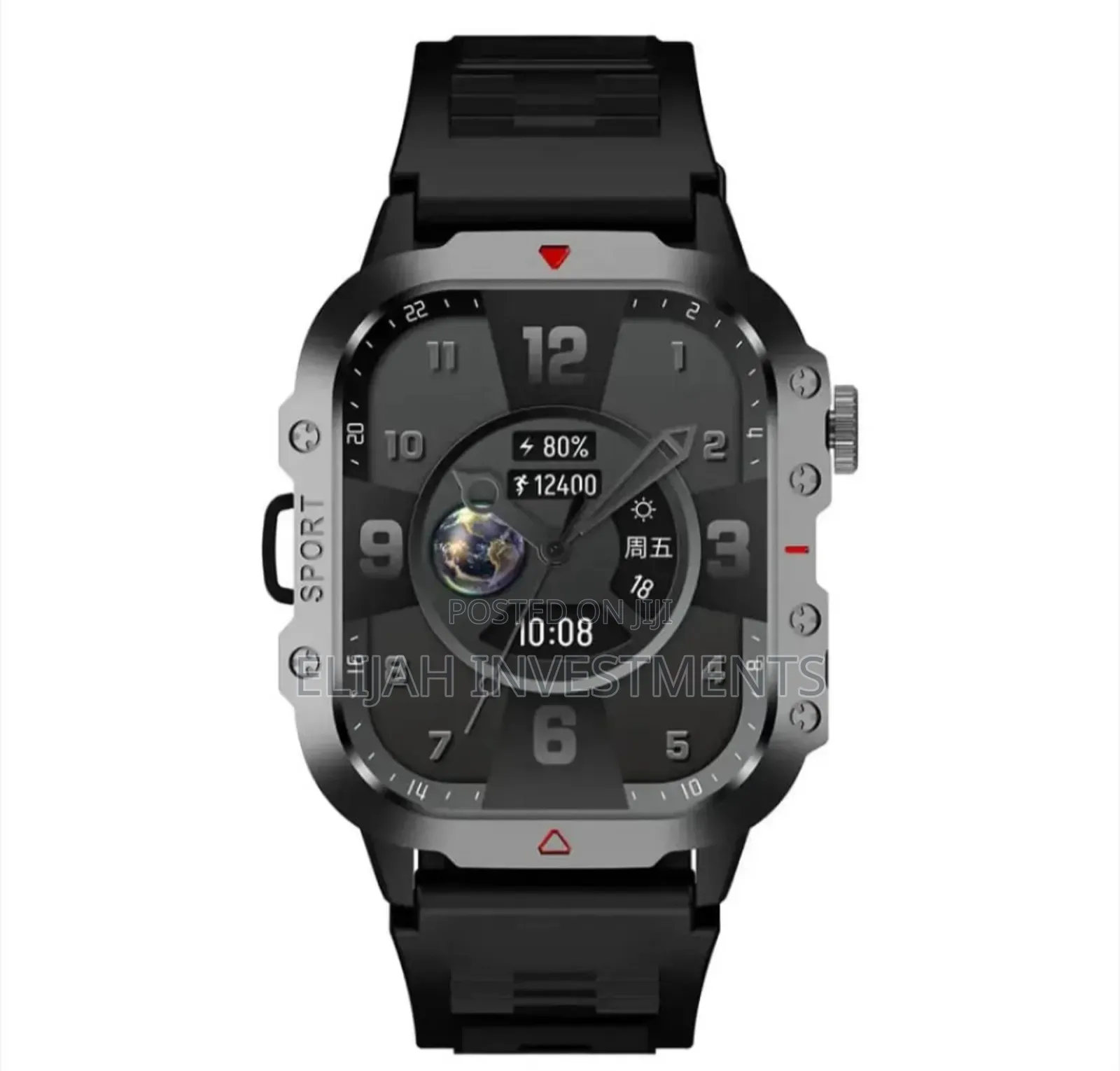 Green Lion Gravix Smart Watch - Black