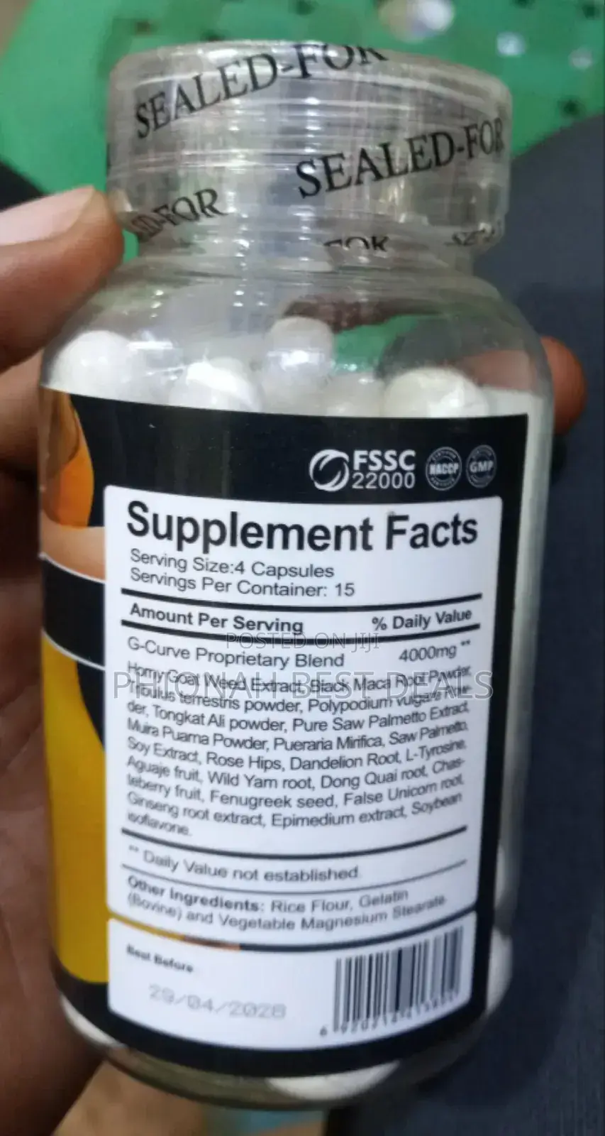 Hip Butt Enlargement Capsules