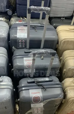 Set Of 3 In 1 Rubber Travel Waterproof Suitcase (S, M, L)