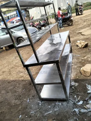 Stainless Steel Table With Rack