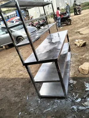 Stainless Steel Table With Rack