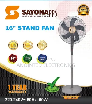 Sayona Standing Fan 18inches