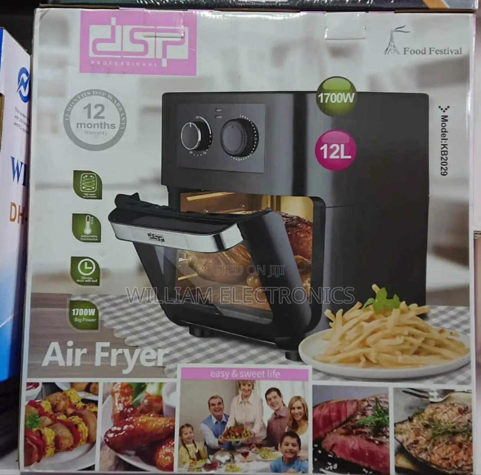 DSP 12 Litre Air Fryer Oven