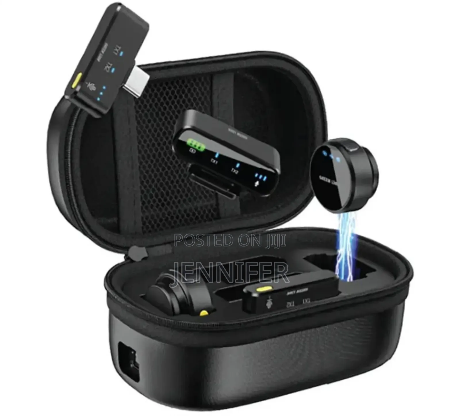 Green Lion Gm-85x 3 in 1 Wireless Microphone - Black