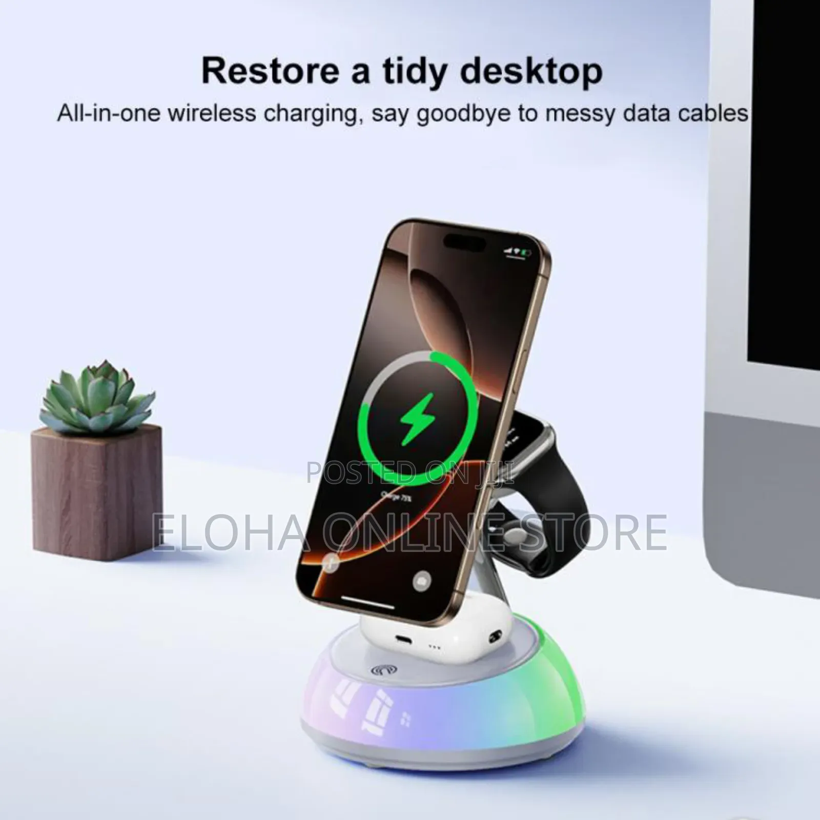 Yesido Ds31 3-in-1 Magnetic Wireless Charging Stand