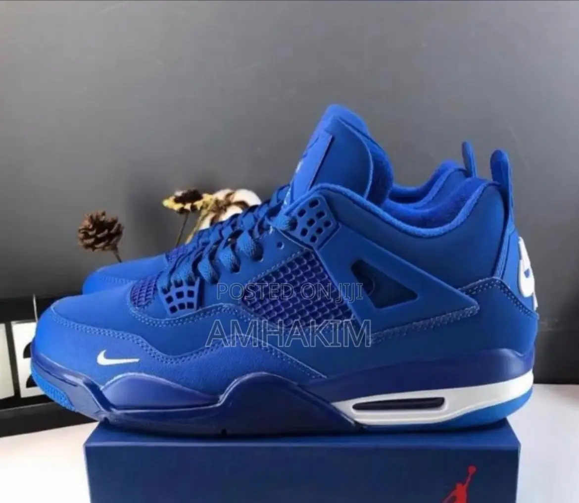 New Nigel Sylvester Nike Air Jordan 4 Og Blue in Stock