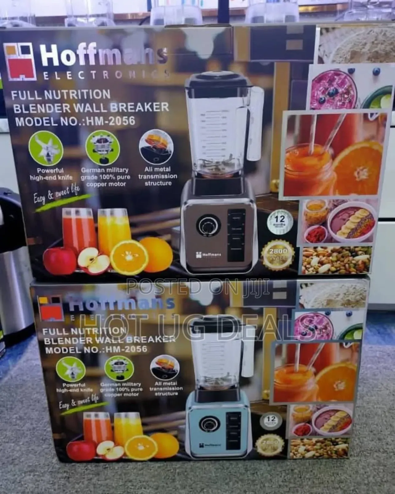 Hoffmans Full Nutrition 2l Commercial High Quality Blender
