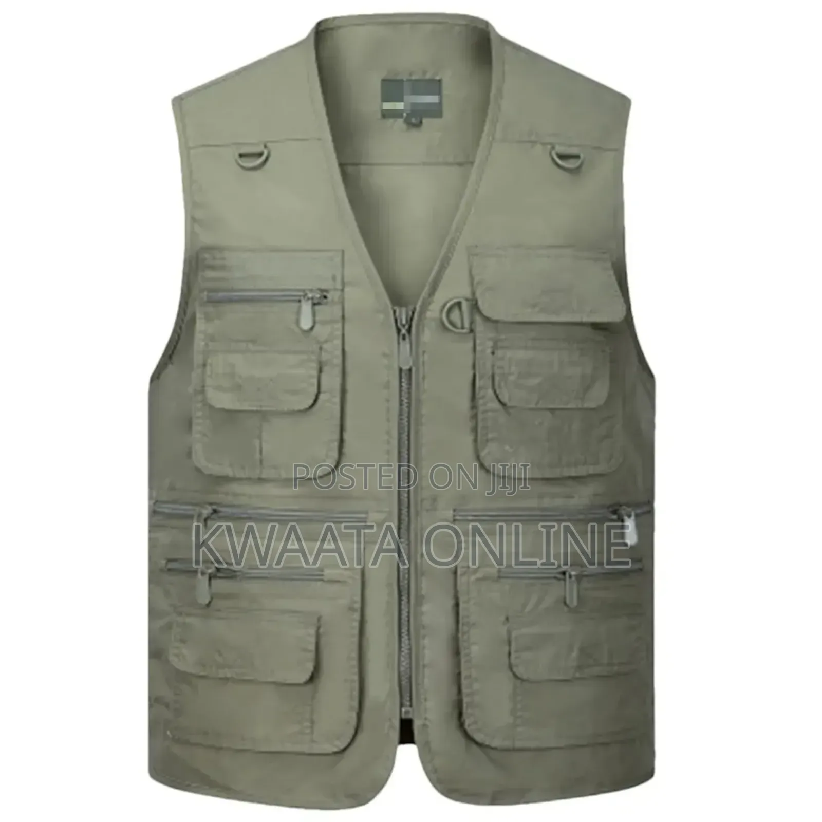 Multi Pocket Press Jacket Journalist Camping Zipper Vest