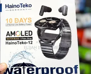 Haino Teko-12 Smartwatch and Earbuds Set.