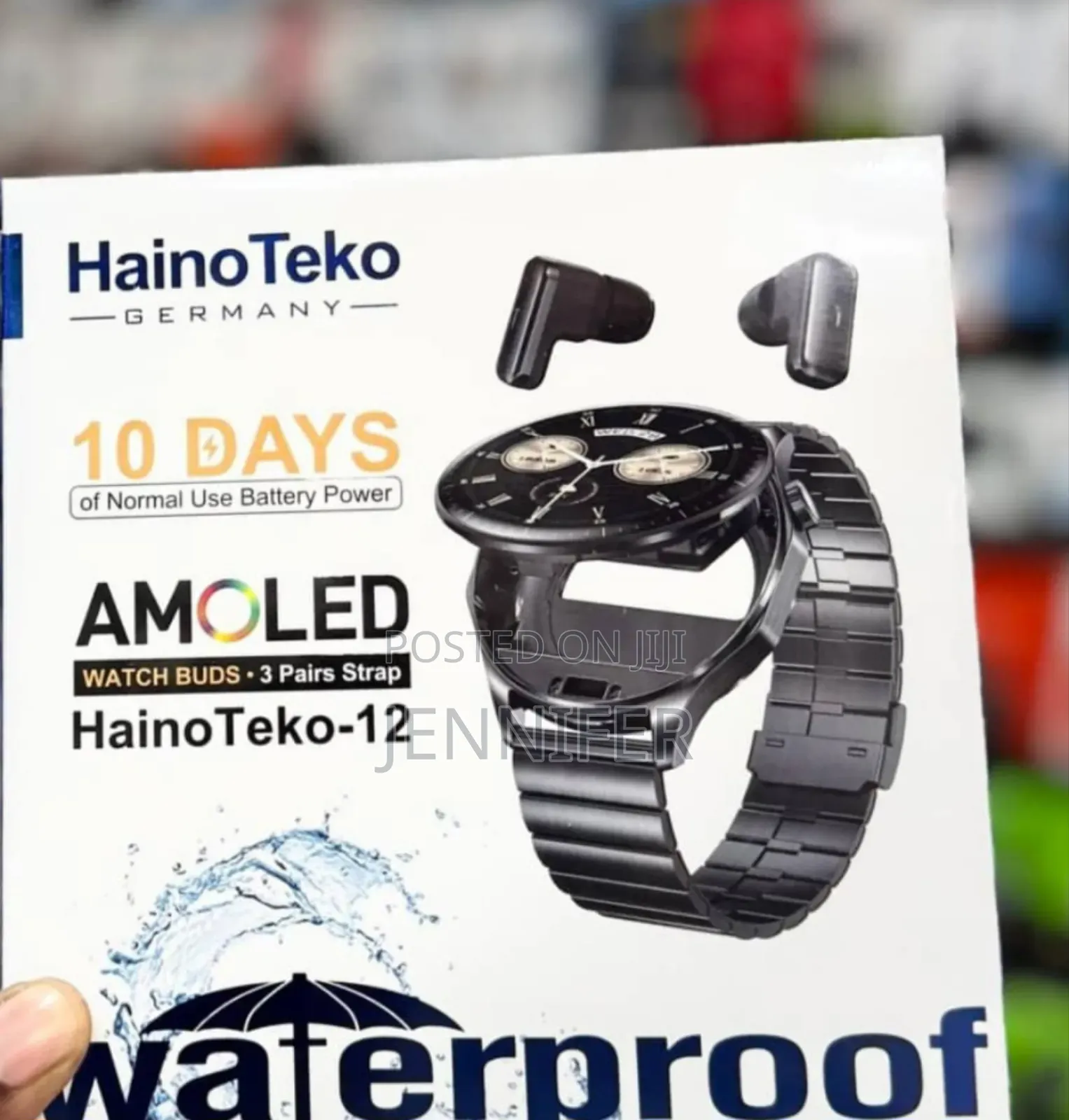 Haino Teko-12 Smartwatch and Earbuds Set.
