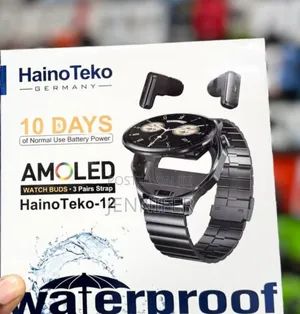 Haino Teko-12 Smartwatch and Earbuds Set.