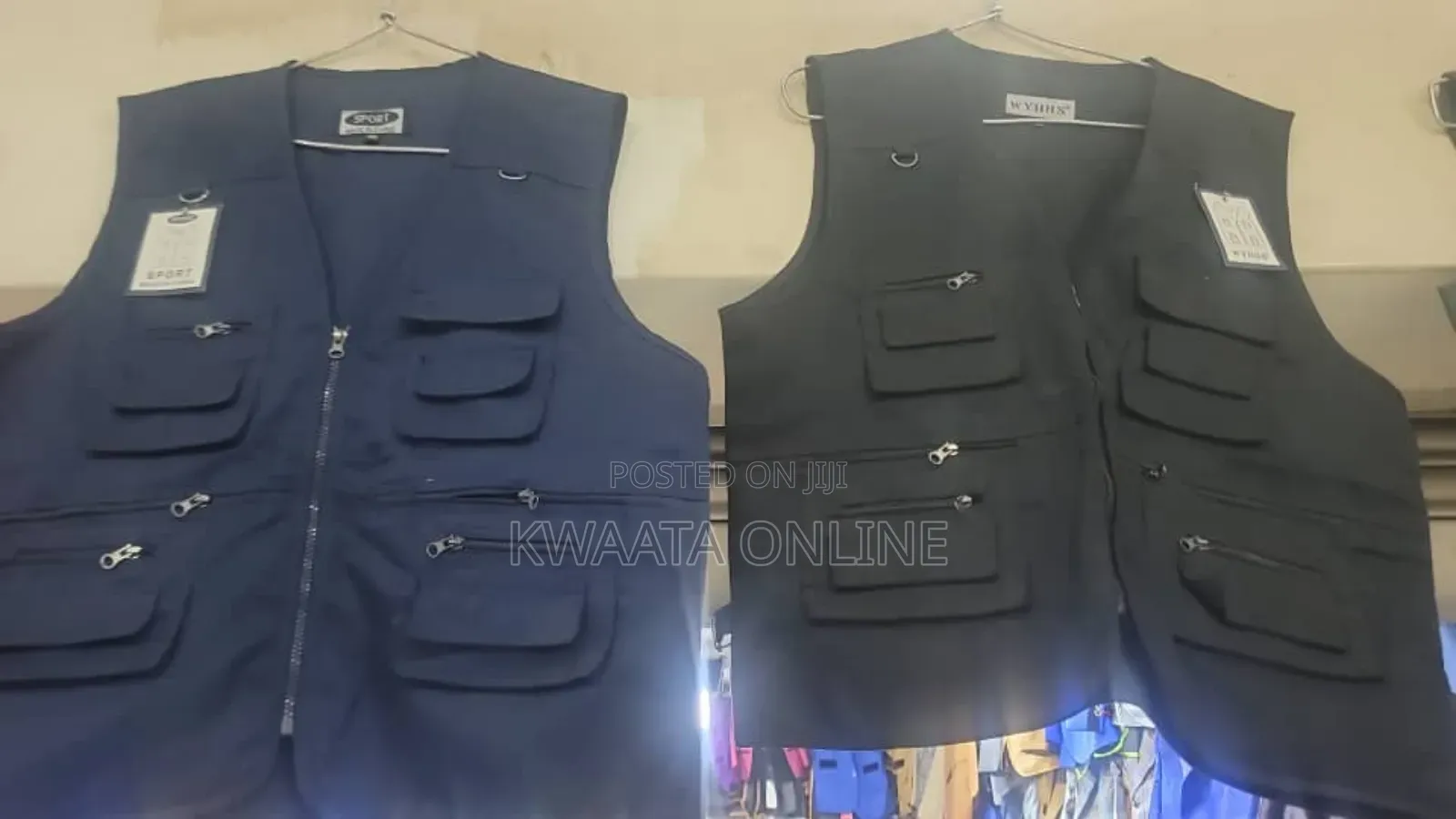 Multi Pocket Press Jacket Journalist Camping Zipper Vest