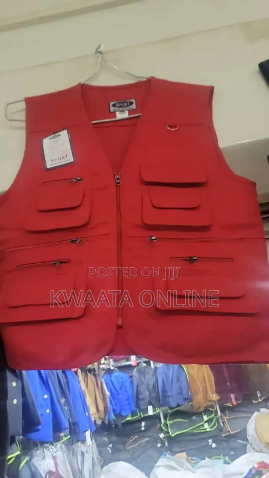 Multi Pocket Press Jacket Journalist Camping Zipper Vest