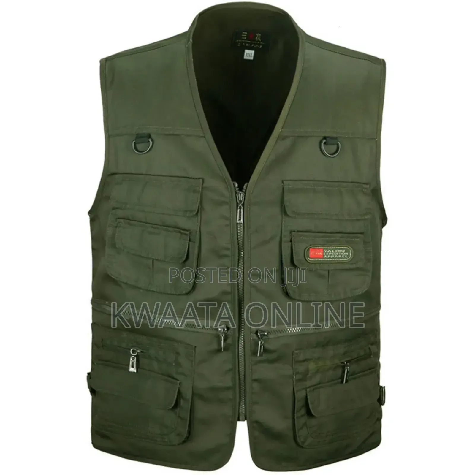 Multi Pocket Press Jacket Journalist Camping Zipper Vest