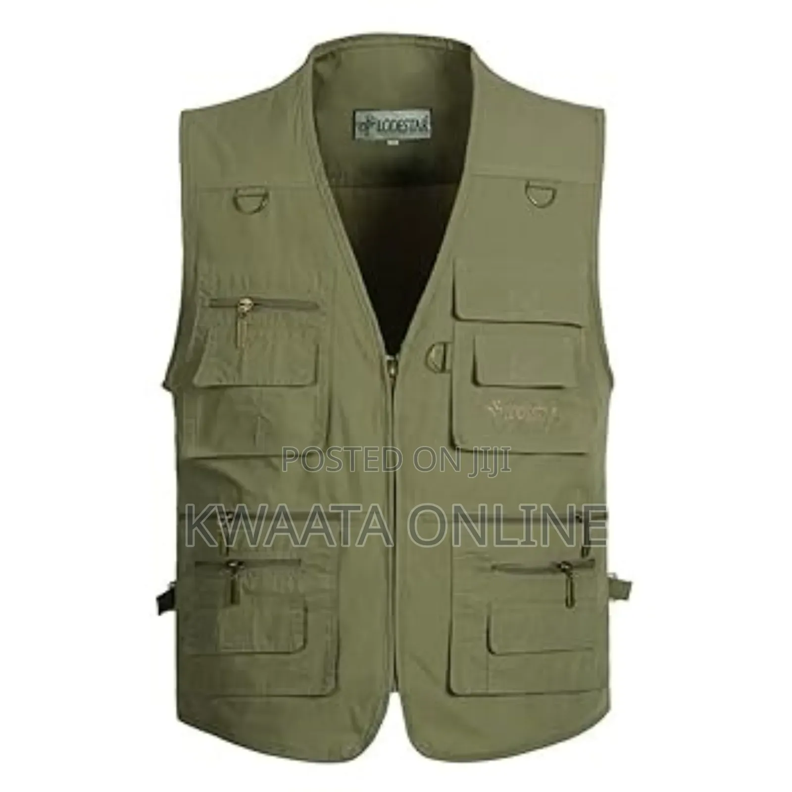 Multi Pocket Press Jacket Journalist Camping Zipper Vest