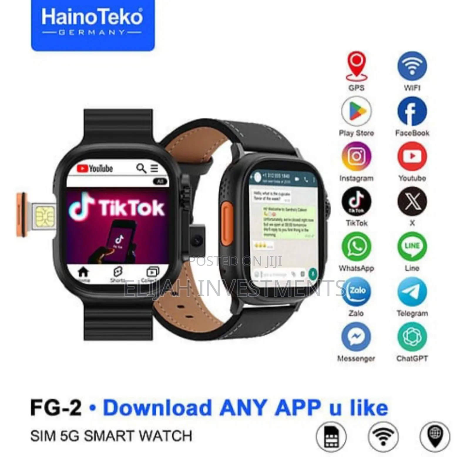 Haino Teko Fg-2 5g Android Smartwatch