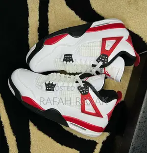 Original Air Jordan 4 Retro “Red Cement” Sneakers
