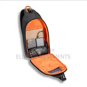 Porodo Gaming Water-Resistant Pu Sling Bag With Usb-C Port