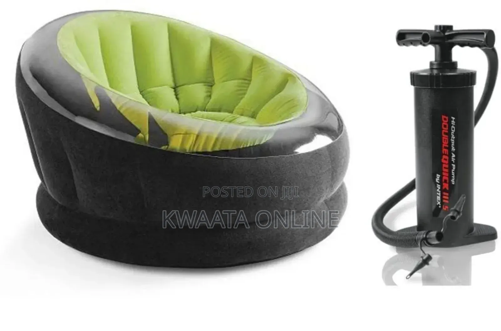 1 Piece Intex Inflatable Chair With Pump 1.12mx1.09mx69cm