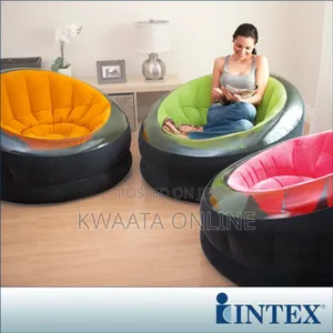 1 Piece Intex Inflatable Chair With Pump 1.12mx1.09mx69cm
