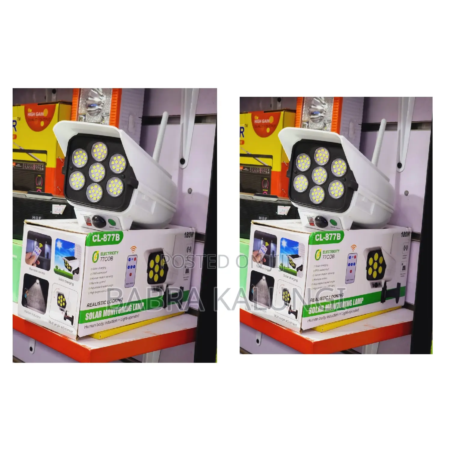 Generic Solar Monitoring Led Lamp