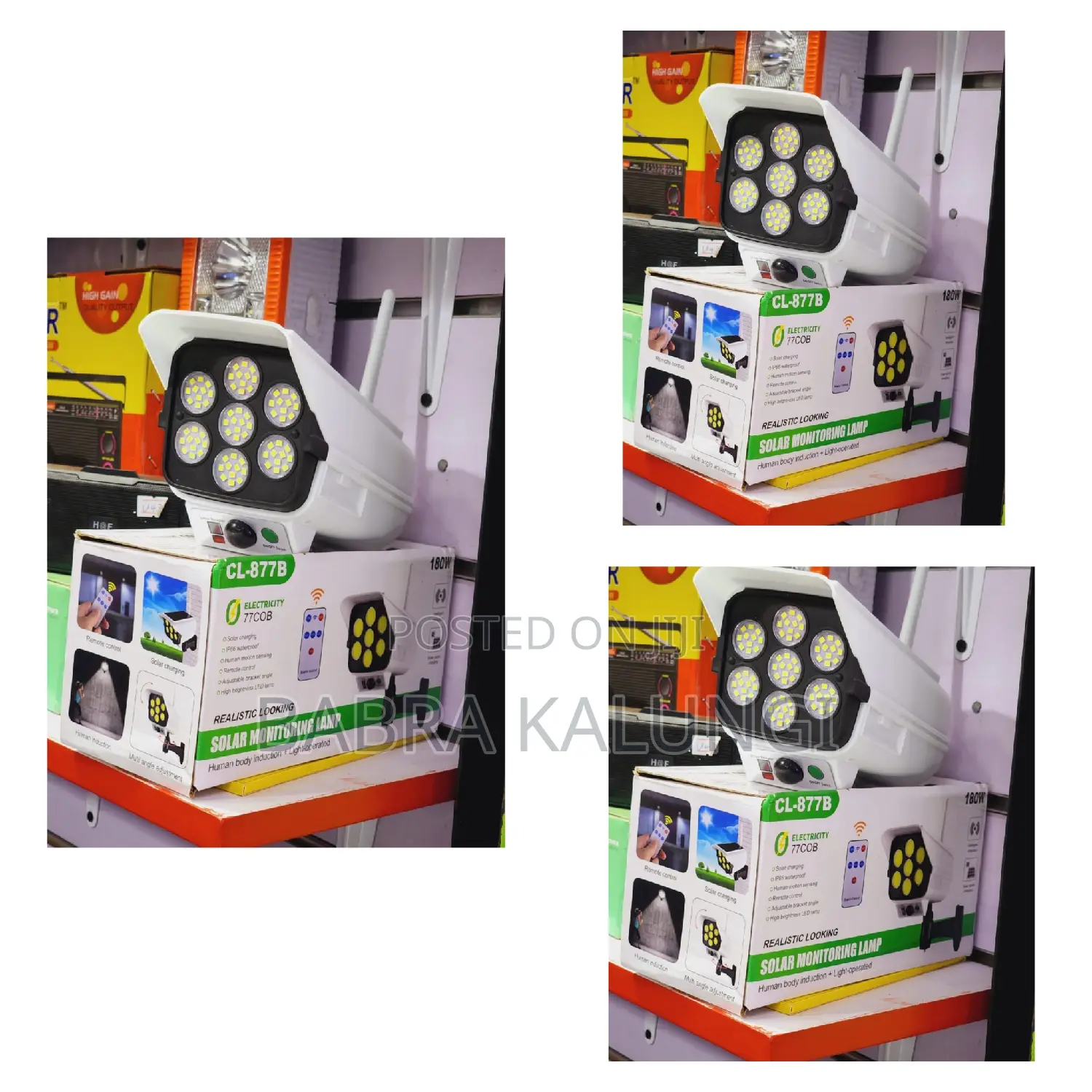 Generic Solar Monitoring Led Lamp