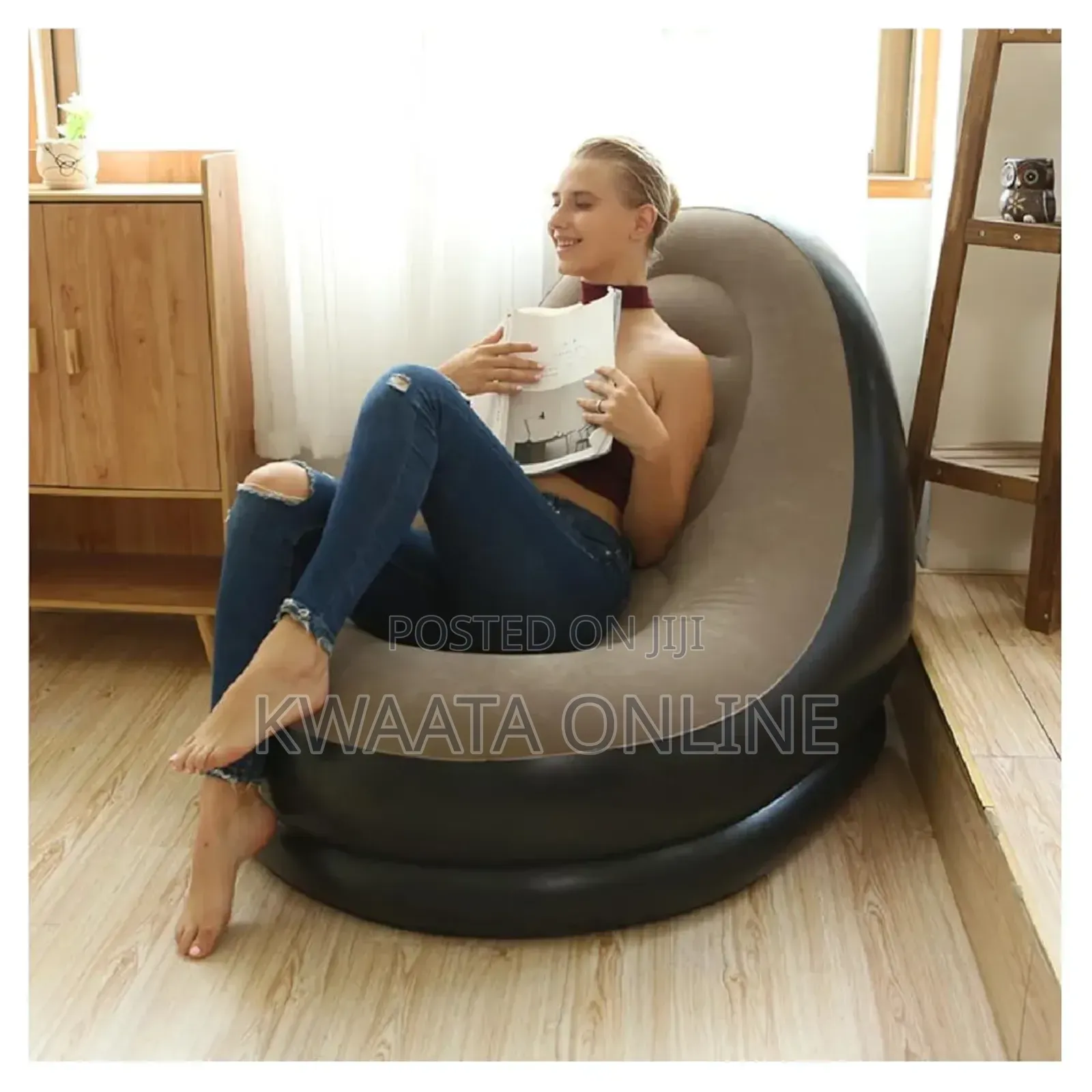 Intex Inflatable Seat With Ottoman Footrest and Pump