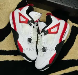 New White/Red/Black Nike Air Jordan 4 Retro “Red Cement”