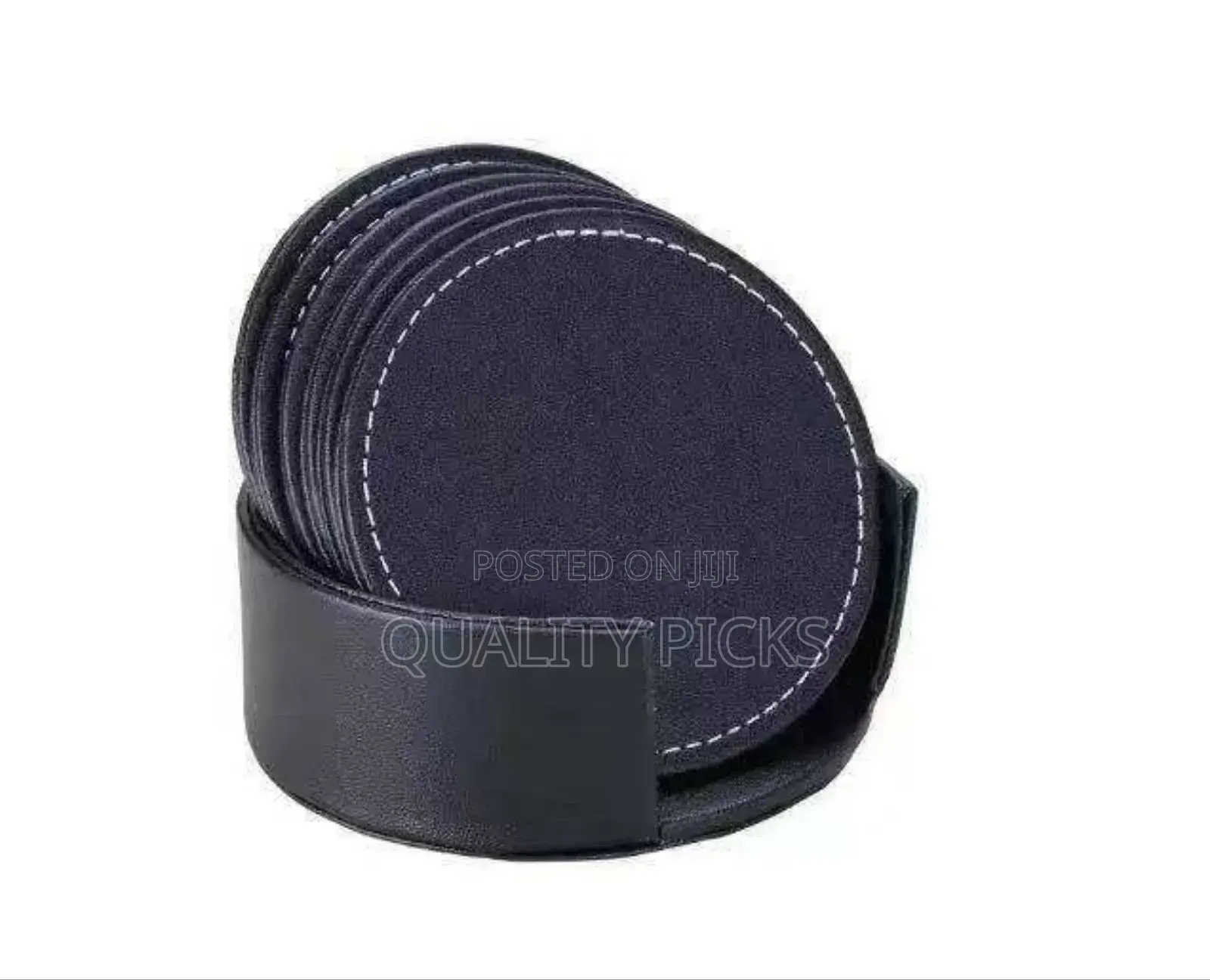 Set Of 6 Drink Coasters Round Cups