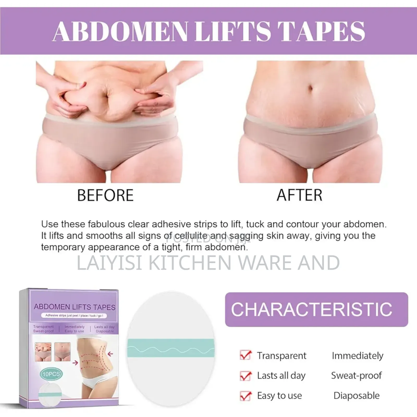 Weight Loss Sticker,Belly Slimming Fat Burner Waist Buttocks