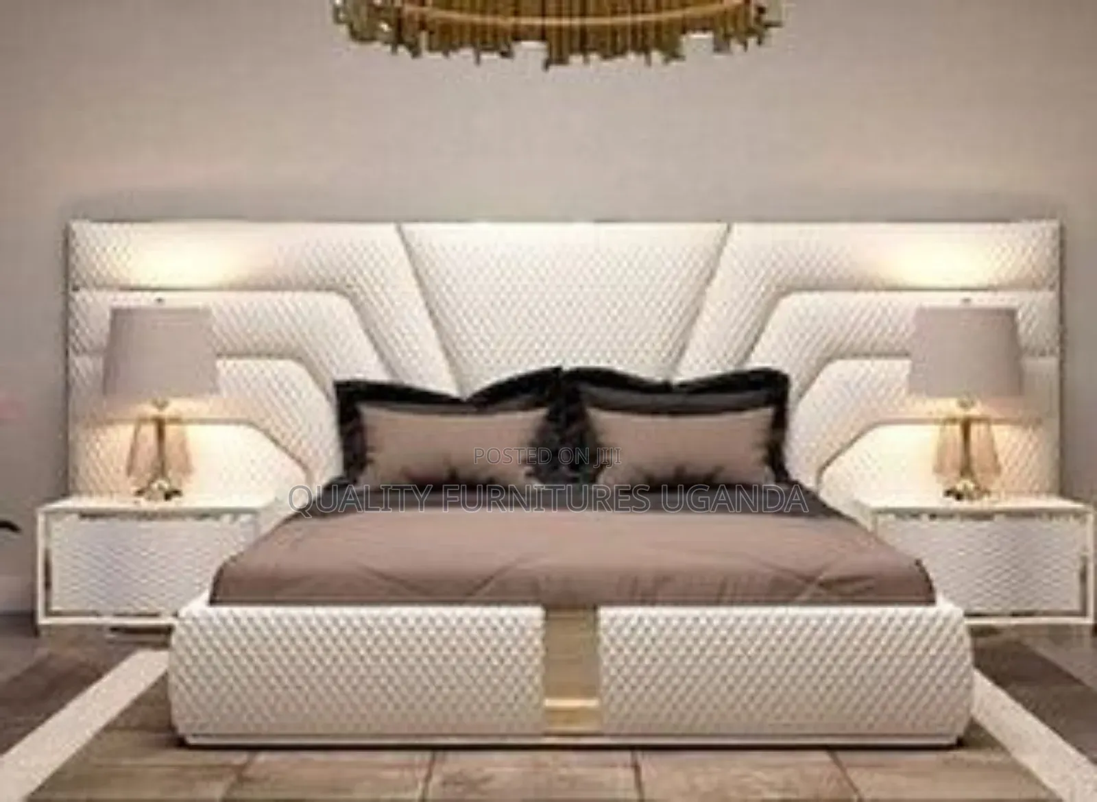 High Quality Fabric Bed Set