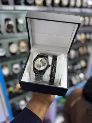 Rolex Watch With Chronograph and Customirized Bleslet