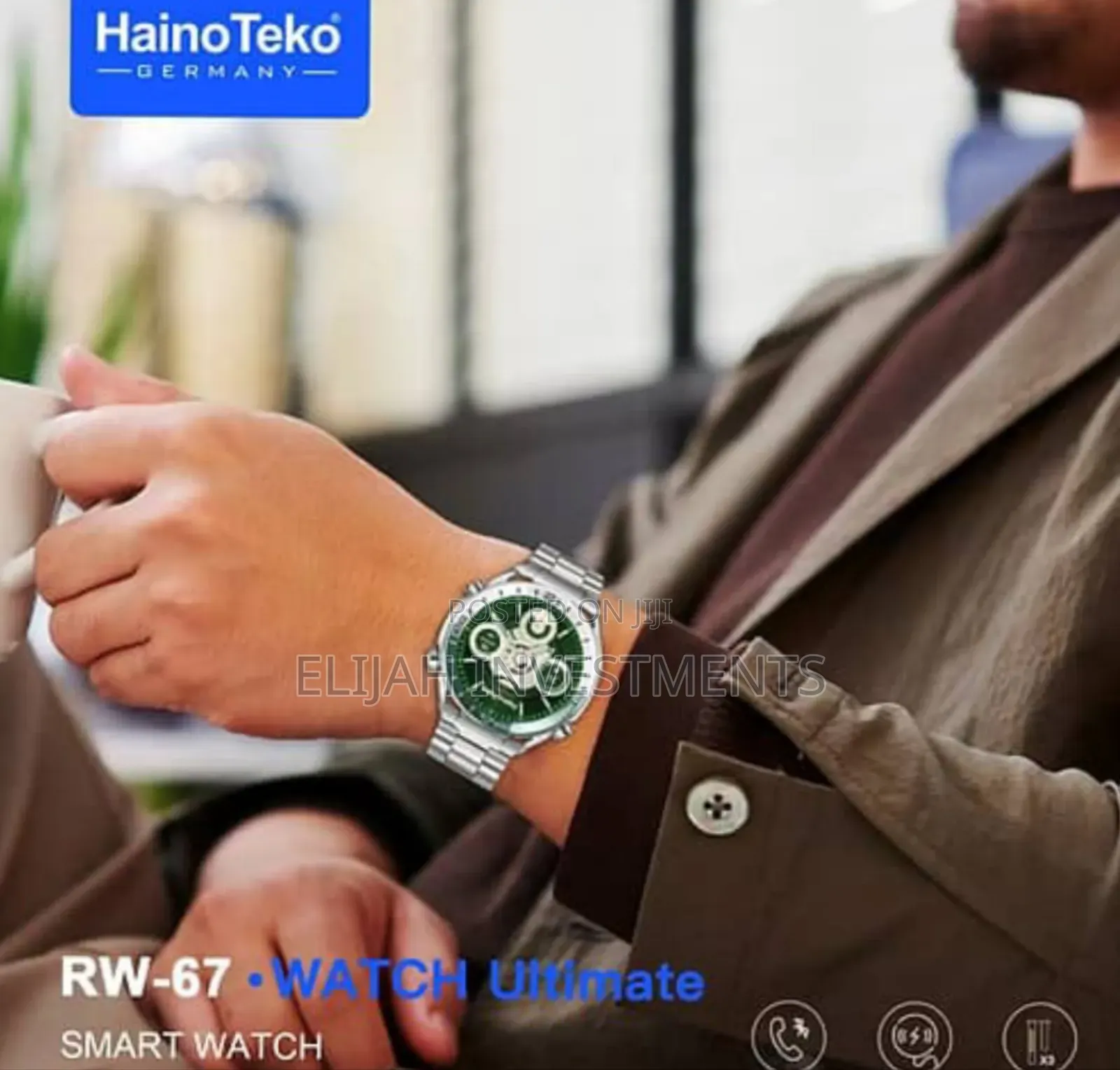 Haino Teko Germany Rw-67 Stainless Steel Fitness Watch