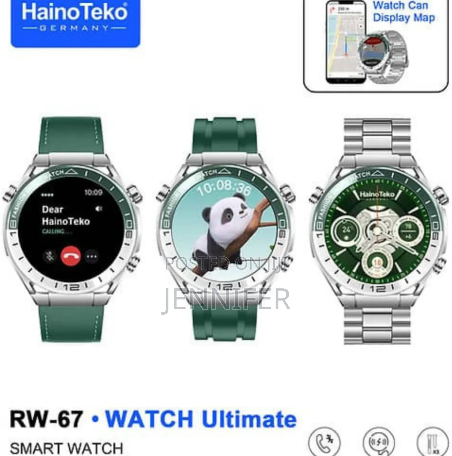 Haino Teko Germany Rw-67 Stainless Steel Fitness Watch
