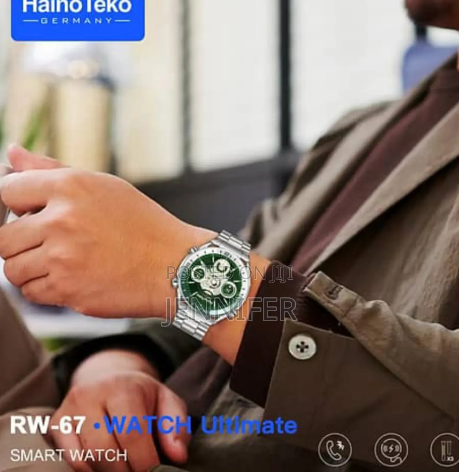 Haino Teko Germany Rw-67 Stainless Steel Fitness Watch