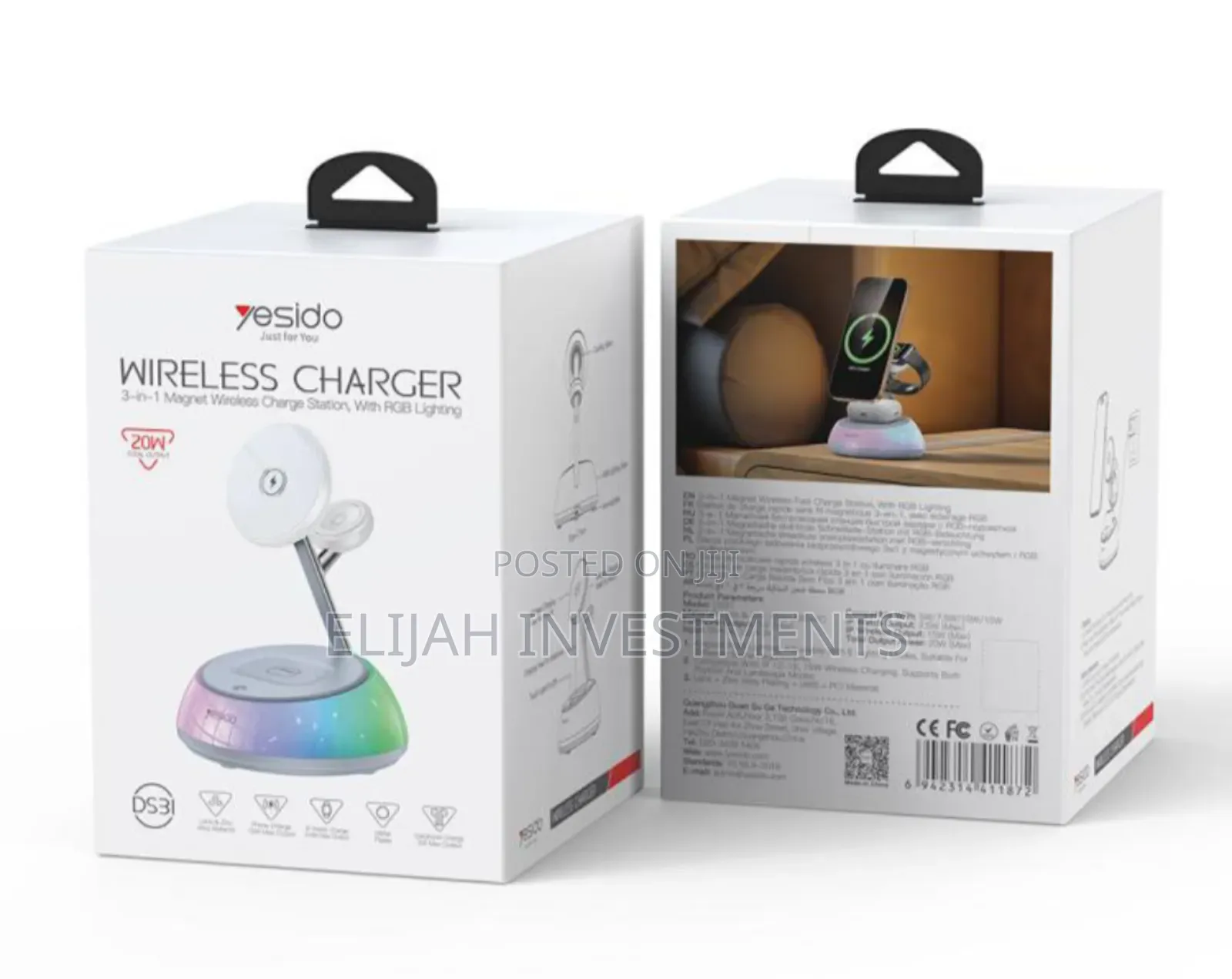 Yesido Ds31 3-in-1 Magnetic Wireless Charging Stand
