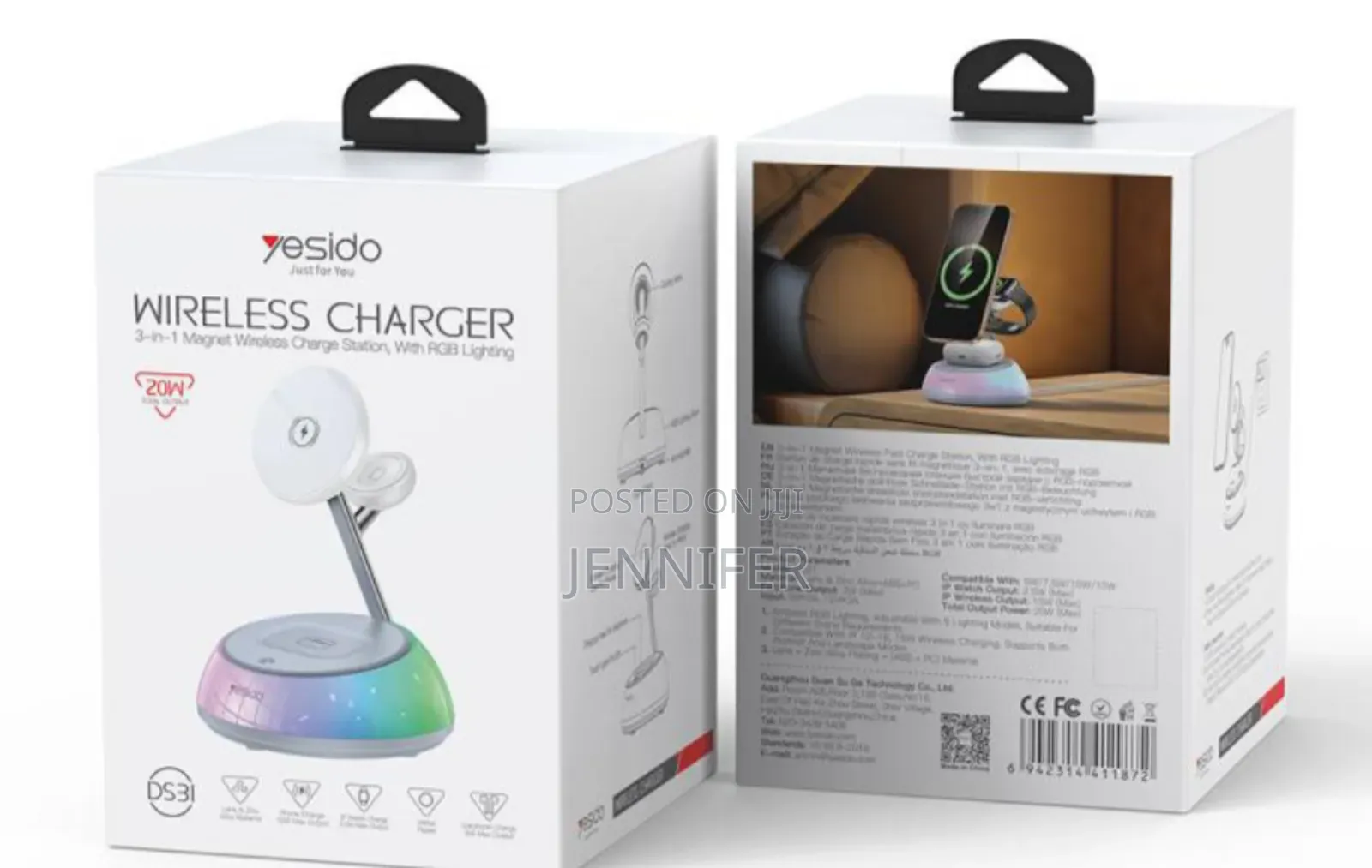 Yesido Ds31 3-in-1 Magnetic Wireless Charging Stand