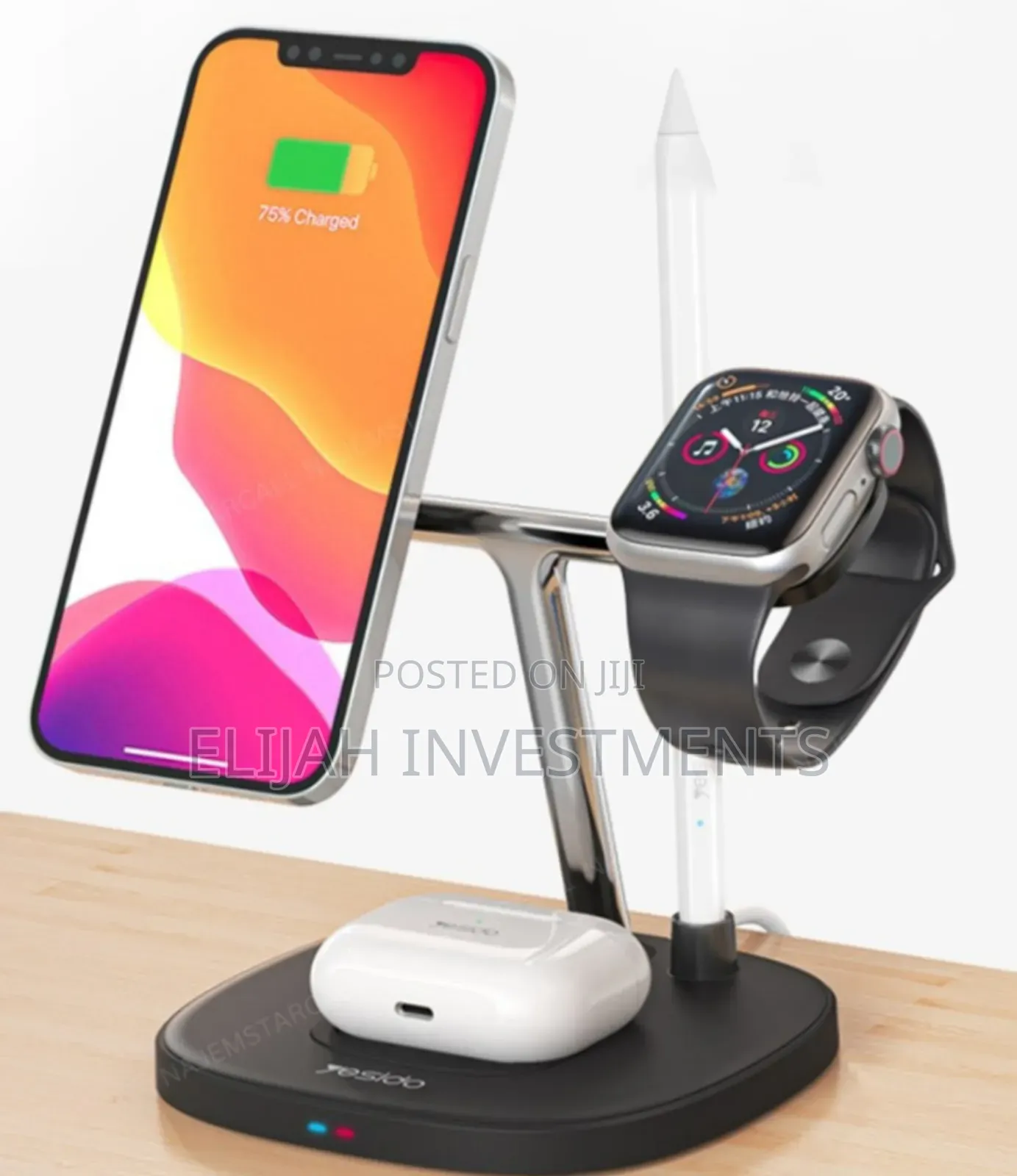 Yesido 15w 4 in 1 Wireless Magnetic Charger Stand