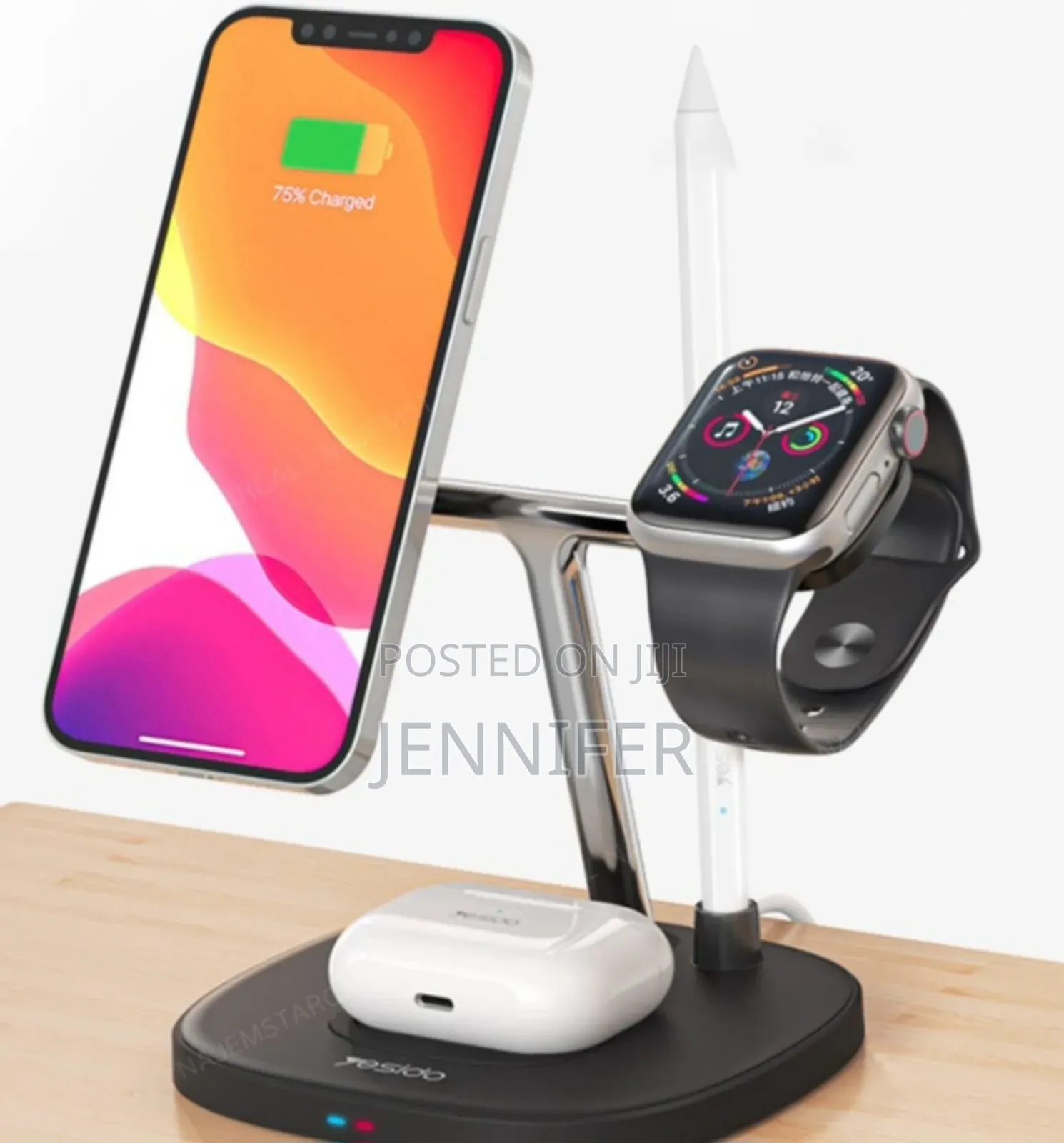 Yesido 15w 4 in 1 Wireless Magnetic Charger Stand
