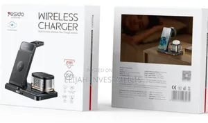 Yesido Ds22 5-in-1 Wireless Charger With Clock