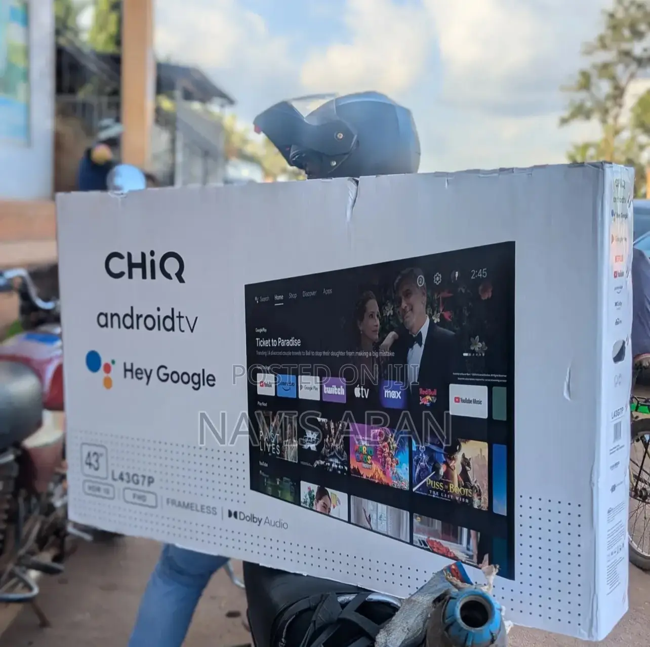 Chiq 43 Inches Smart Google Tv With Free To Air