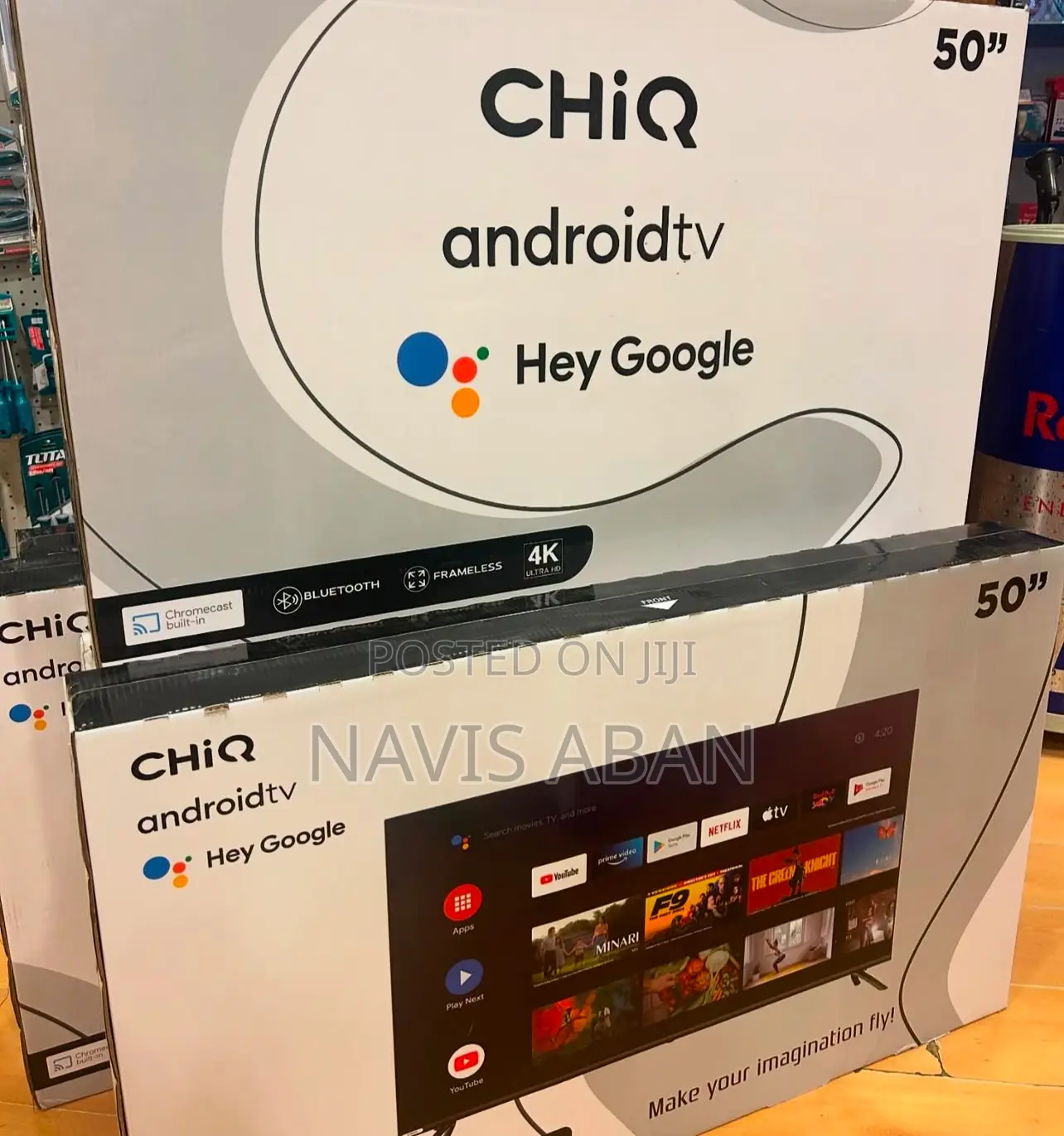 Chiq 50 Inches Smart Google Tv With Free To Air