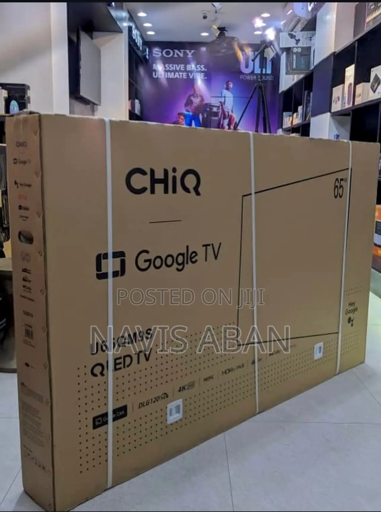 Chiq 65 Inches Smart Google Tv With Free To Air