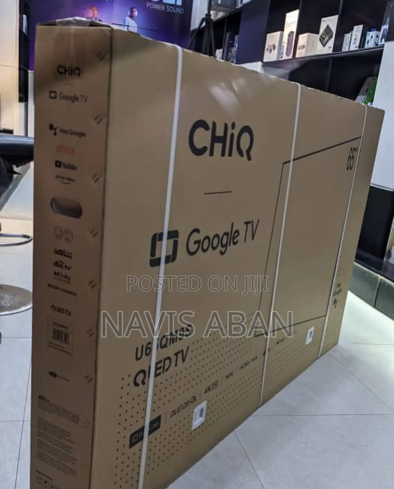 Chiq 65 Inches Smart Google Tv With Free To Air