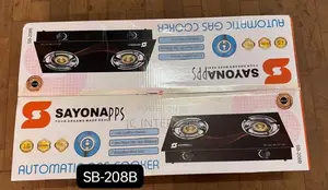 Sayona Double Glass Gas Burner at 140,000