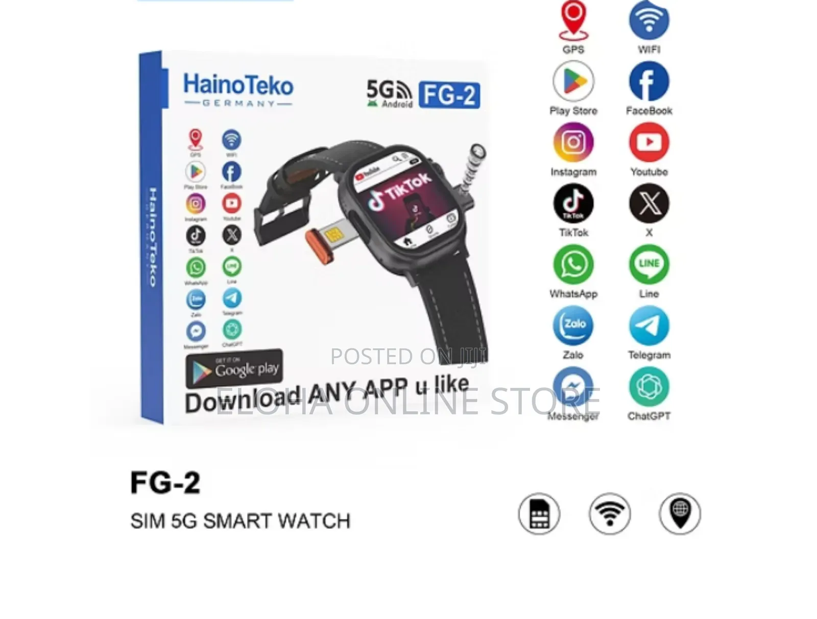 Haino Teko Fg-2 5g Android Smartwatch