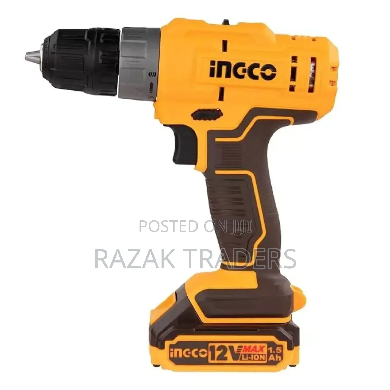 Ingco Cordless Drill 0.8-10 Mm Chuck Size 12 v and 1500 RPM