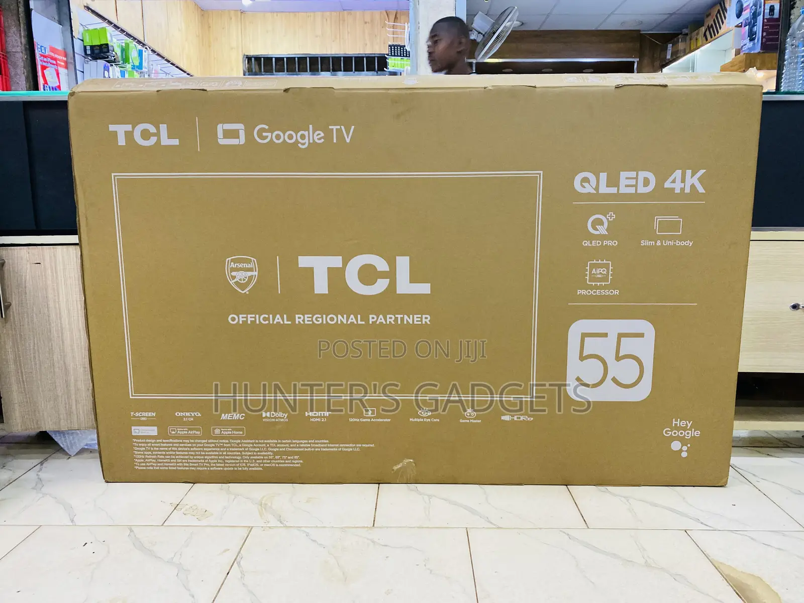 TCL 55-Inch Qled Smart Uhd Frameless Digital Google Tv