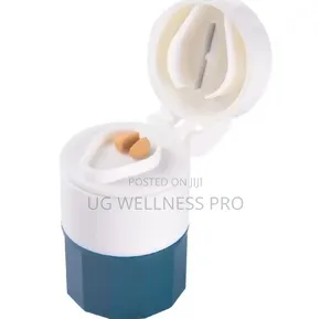 Portable Pill Grinder Splitter Kit - 3-in-L With Storage